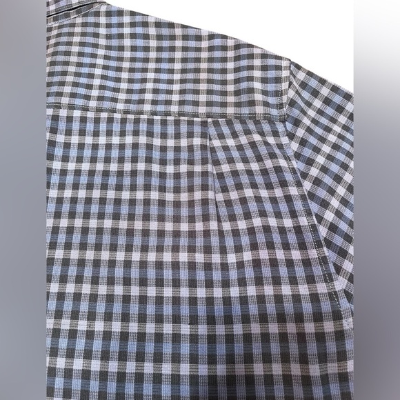 Tommy Bahama 100% Silk G'day Gingham Camp Shirt Blue Size XL - Picture 10 of 13